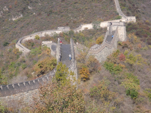 Part of the Great Wall of China.